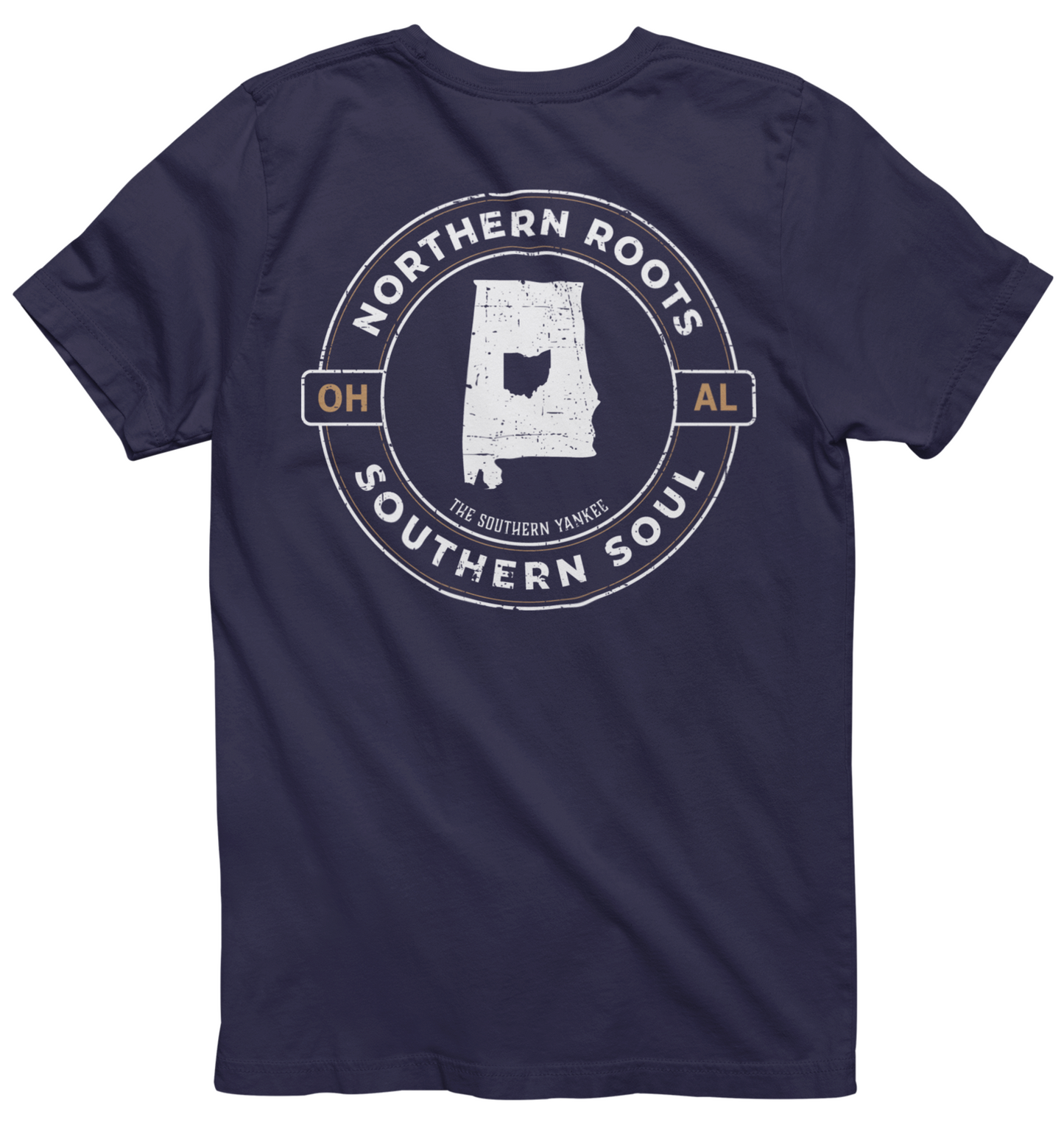 Alabama with Ohio Roots Tee - The Southern Yankee