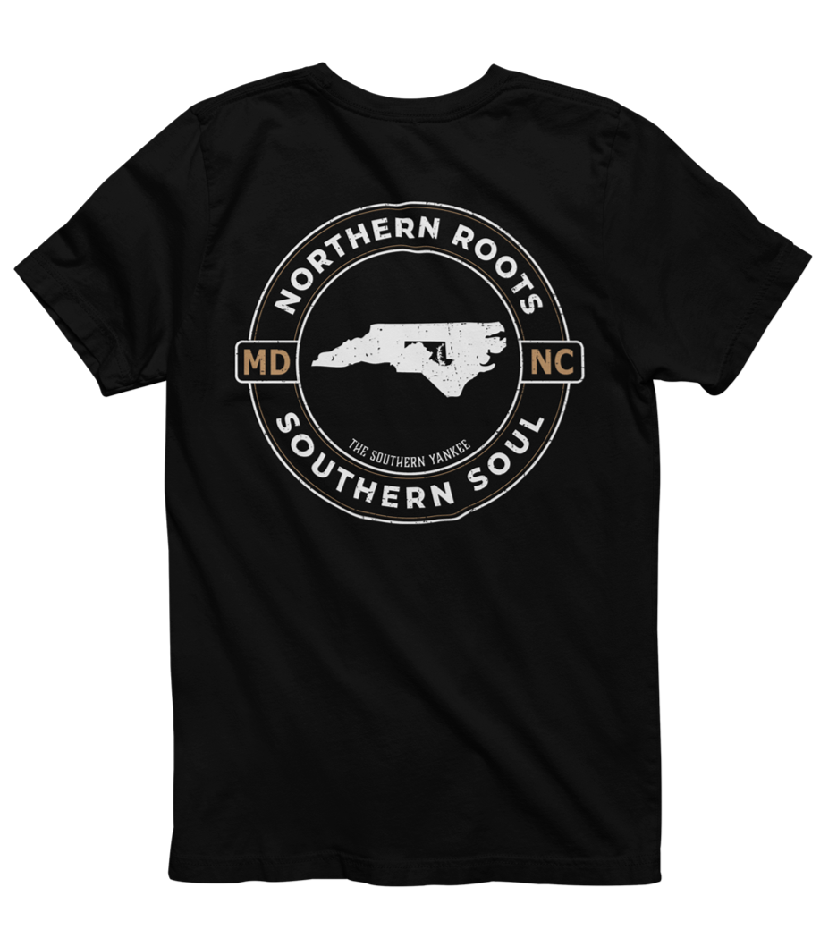 North Carolina with Maryland Roots Tee - The Southern Yankee