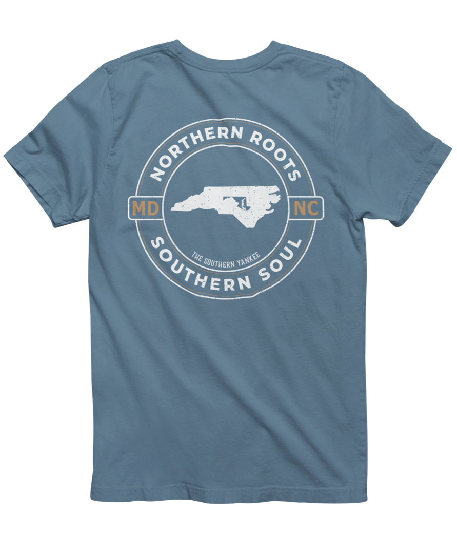 North Carolina with Maryland Roots Tee - The Southern Yankee