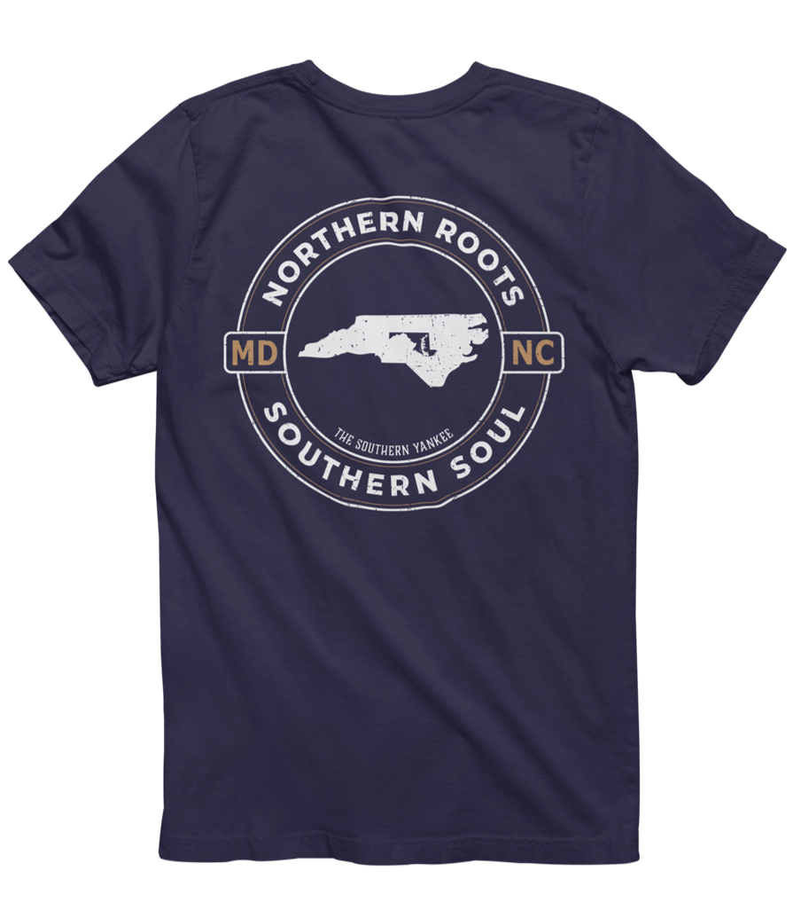 North Carolina with Maryland Roots Tee - The Southern Yankee