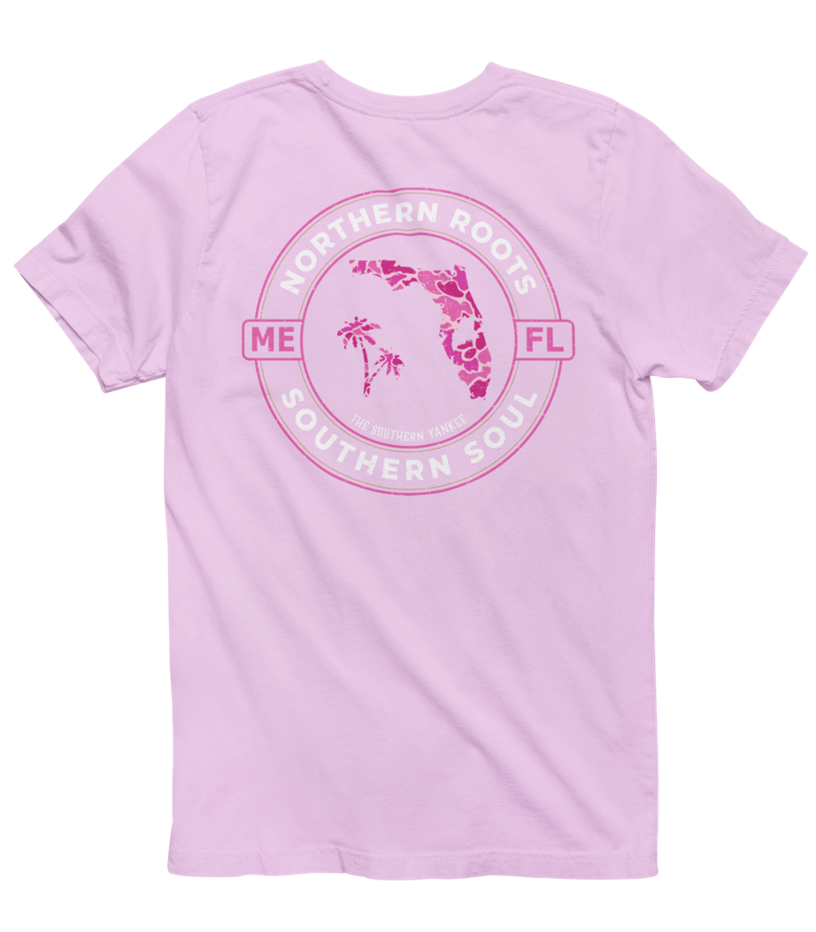 Florida with Maine Roots Pink Camo Tee