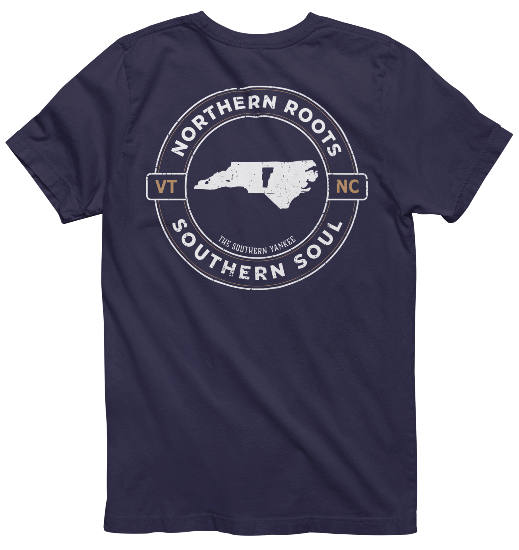 North Carolina with Vermont Roots Tee - The Southern Yankee