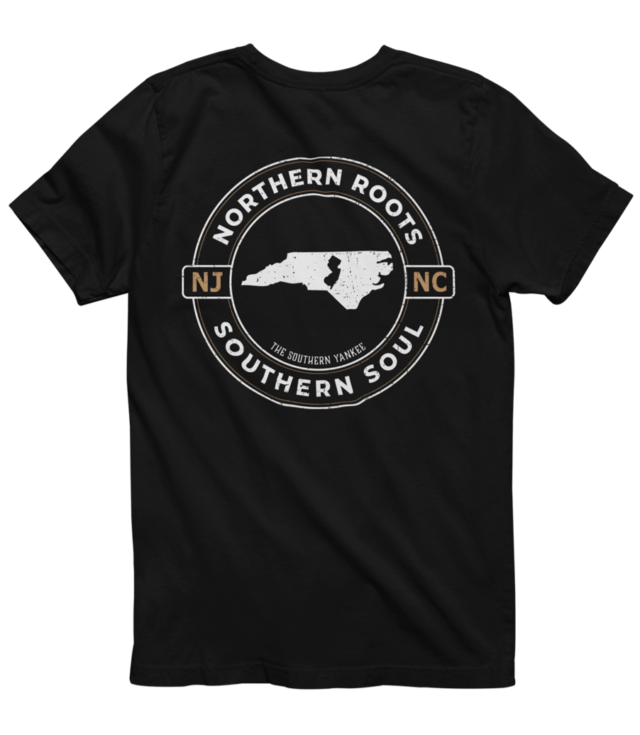 North Carolina with New Jersey Roots Tee - The Southern Yankee