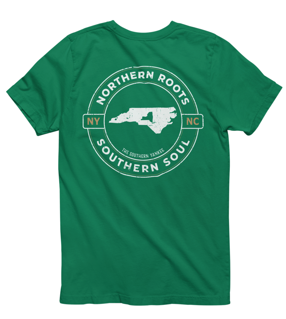North Carolina with New York Roots Tee - The Southern Yankee