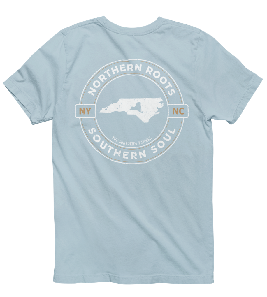 North Carolina with New York Roots Tee - The Southern Yankee