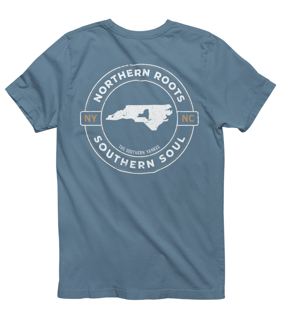 North Carolina with New York Roots Tee - The Southern Yankee