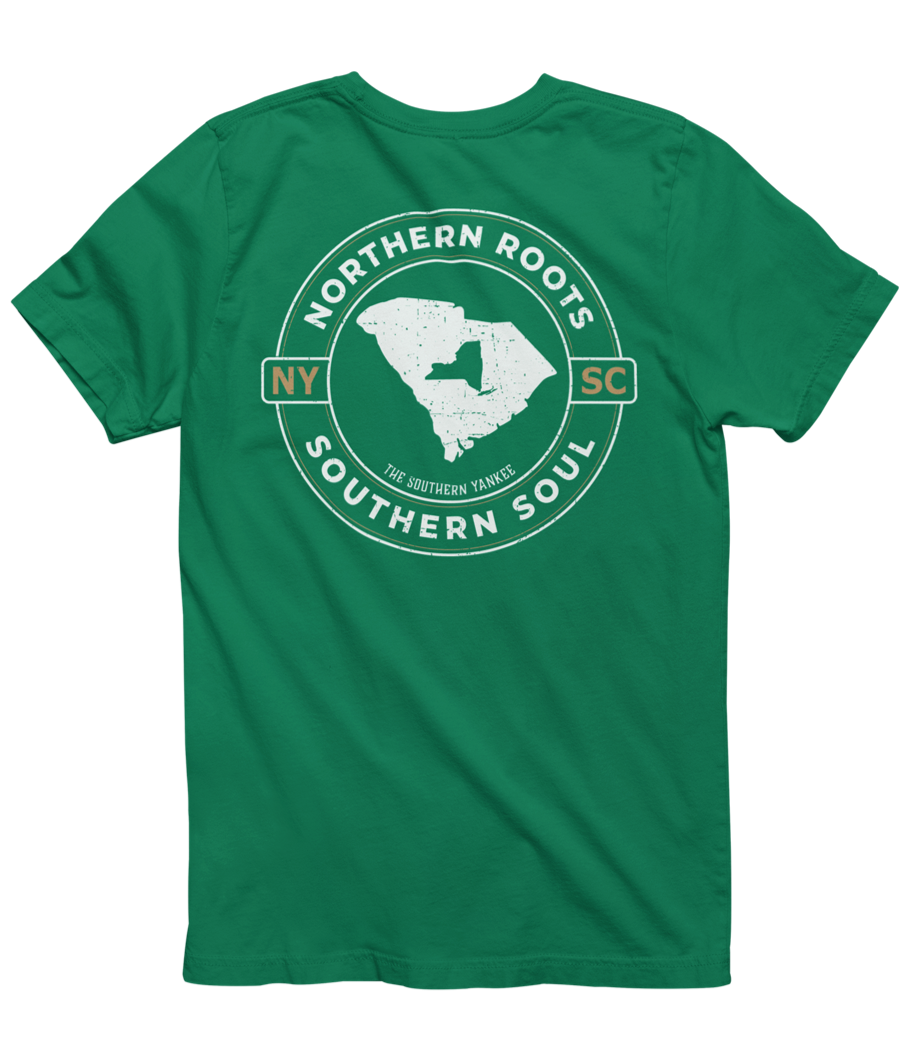 South Carolina with New York Roots Tee - The Southern Yankee