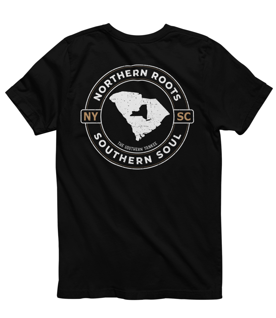 South Carolina with New York Roots Tee - The Southern Yankee