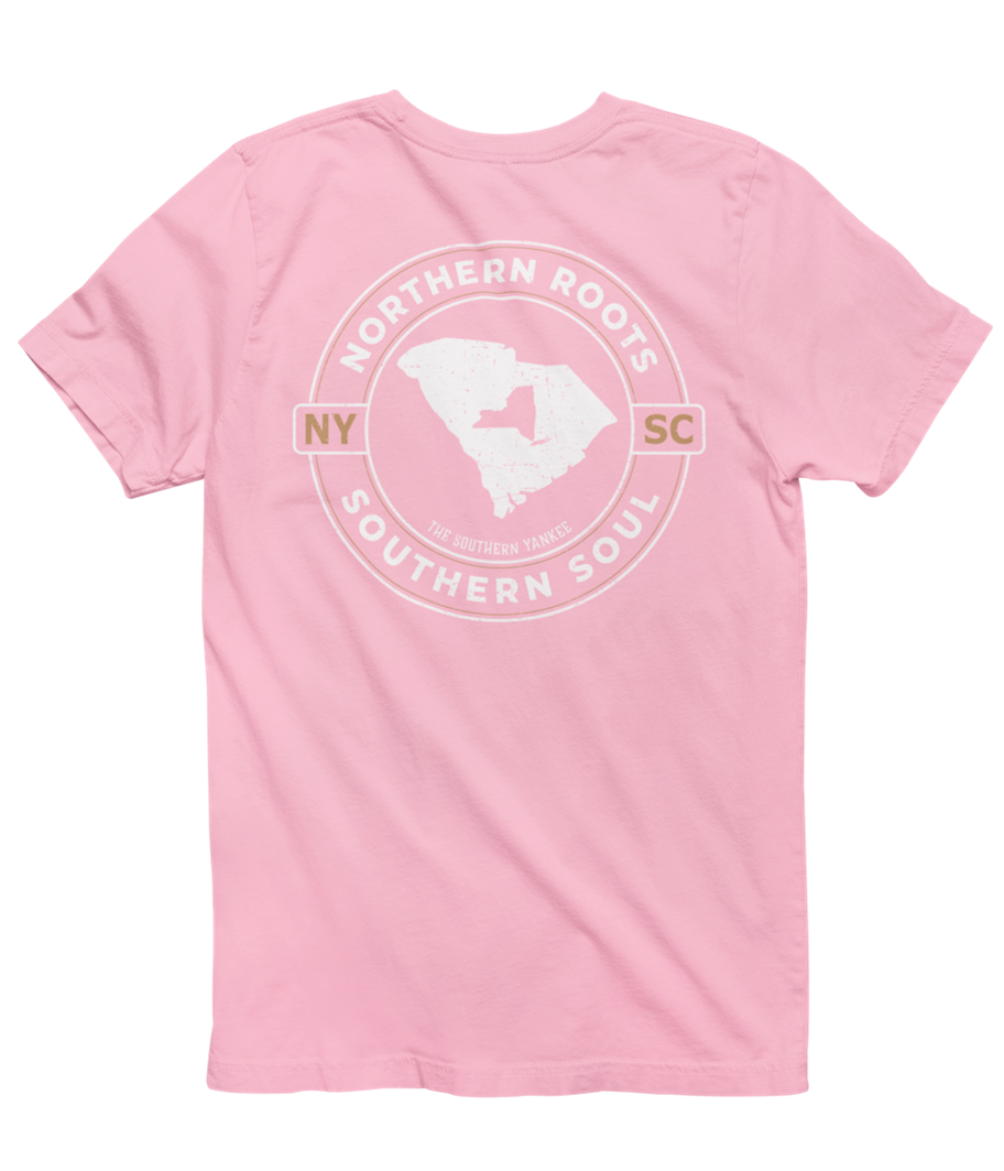 South Carolina with New York Roots Tee - The Southern Yankee
