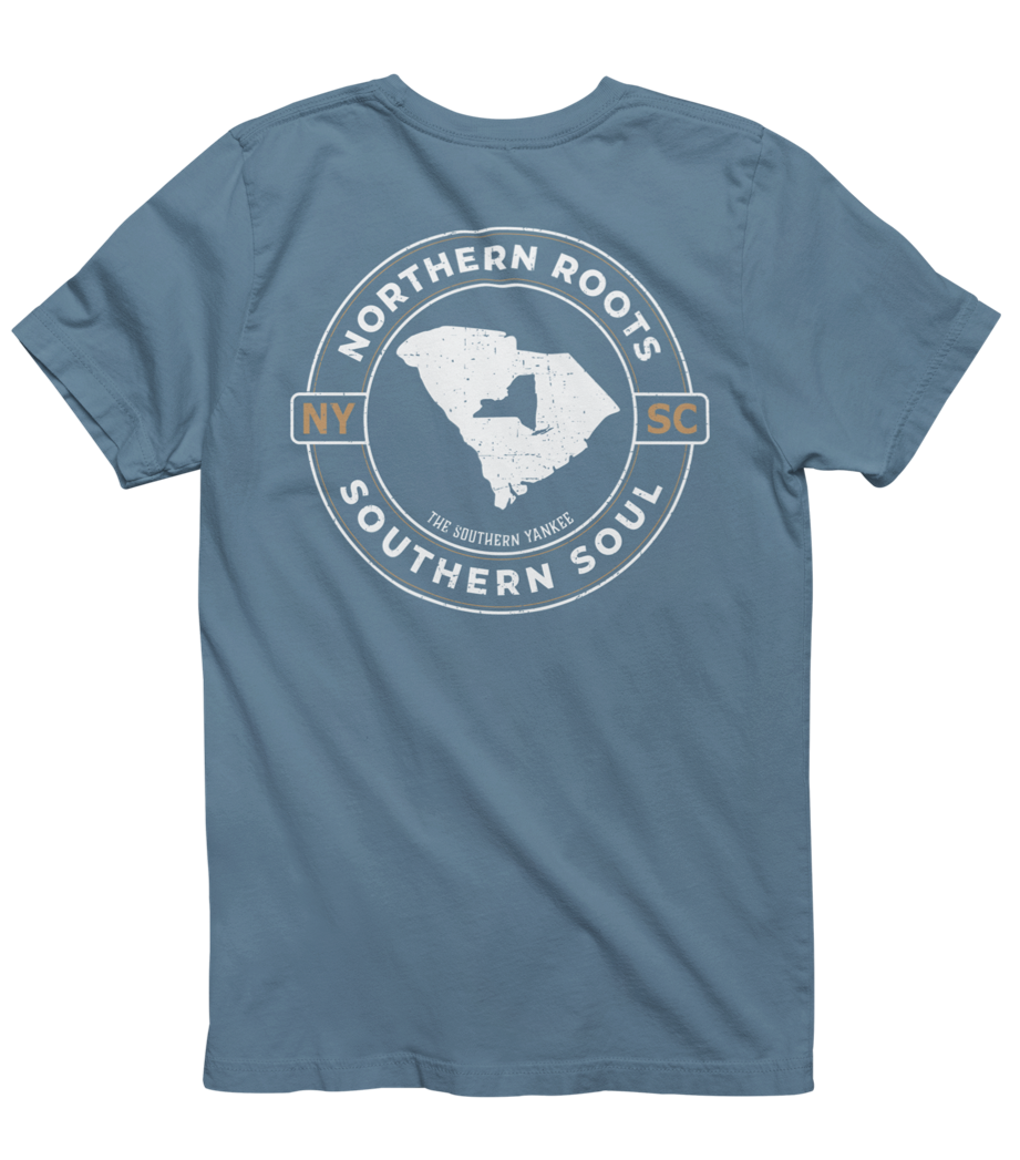 South Carolina with New York Roots Tee - The Southern Yankee