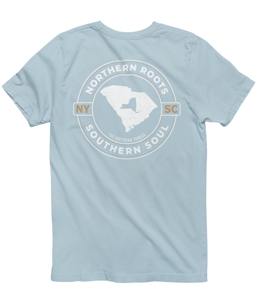 South Carolina with New York Roots Tee - The Southern Yankee