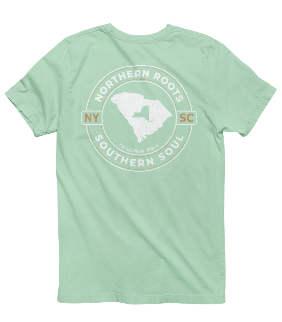 South Carolina with New York Roots Tee - The Southern Yankee