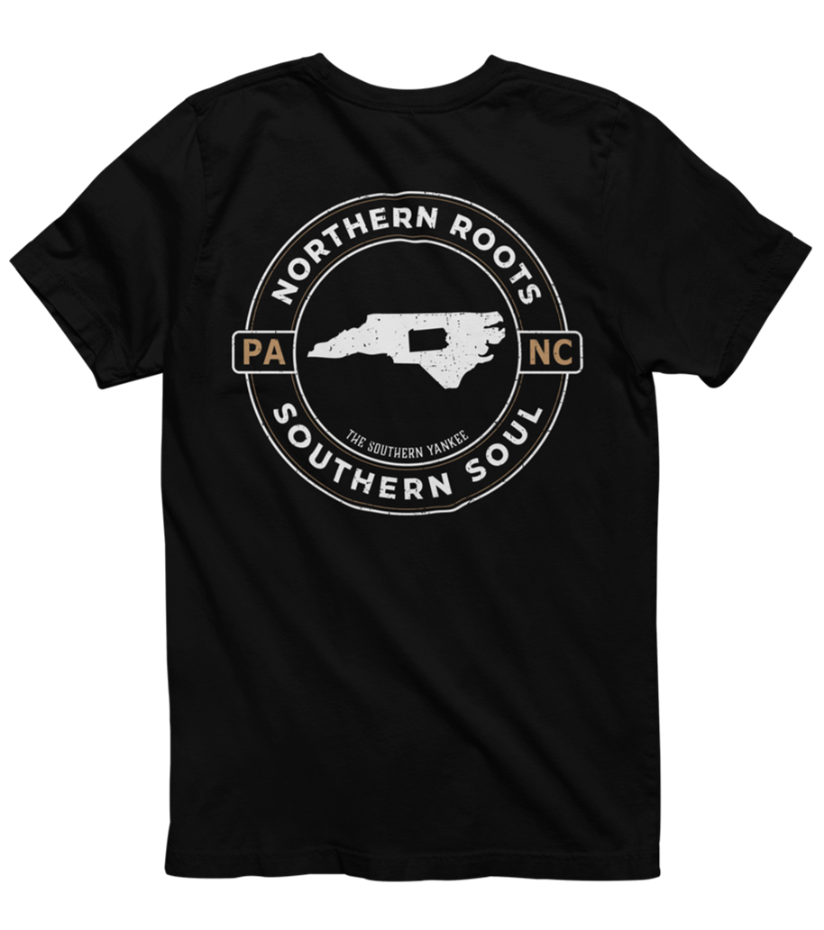 North Carolina with Pennsylvania Roots Tee - The Southern Yankee