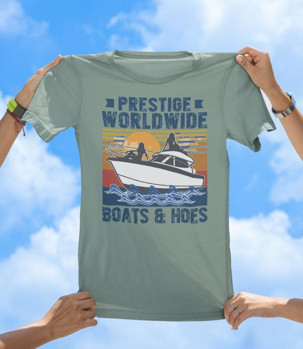 Prestige Worldwide T-Shirt | Boats & Hoes Vintage Parody Tee - The Southern Yankee