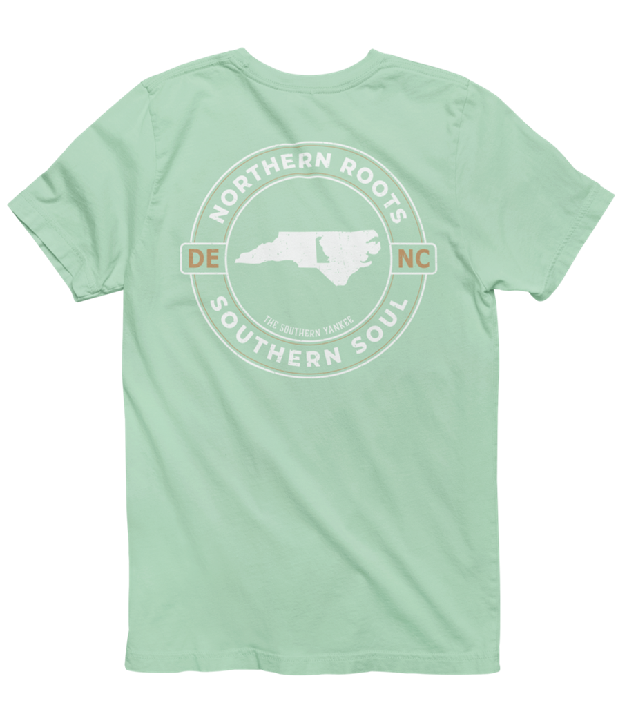 North Carolina with Delaware Roots Tee - The Southern Yankee