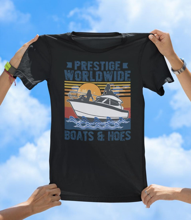 Prestige Worldwide T-Shirt | Boats & Hoes Vintage Parody Tee