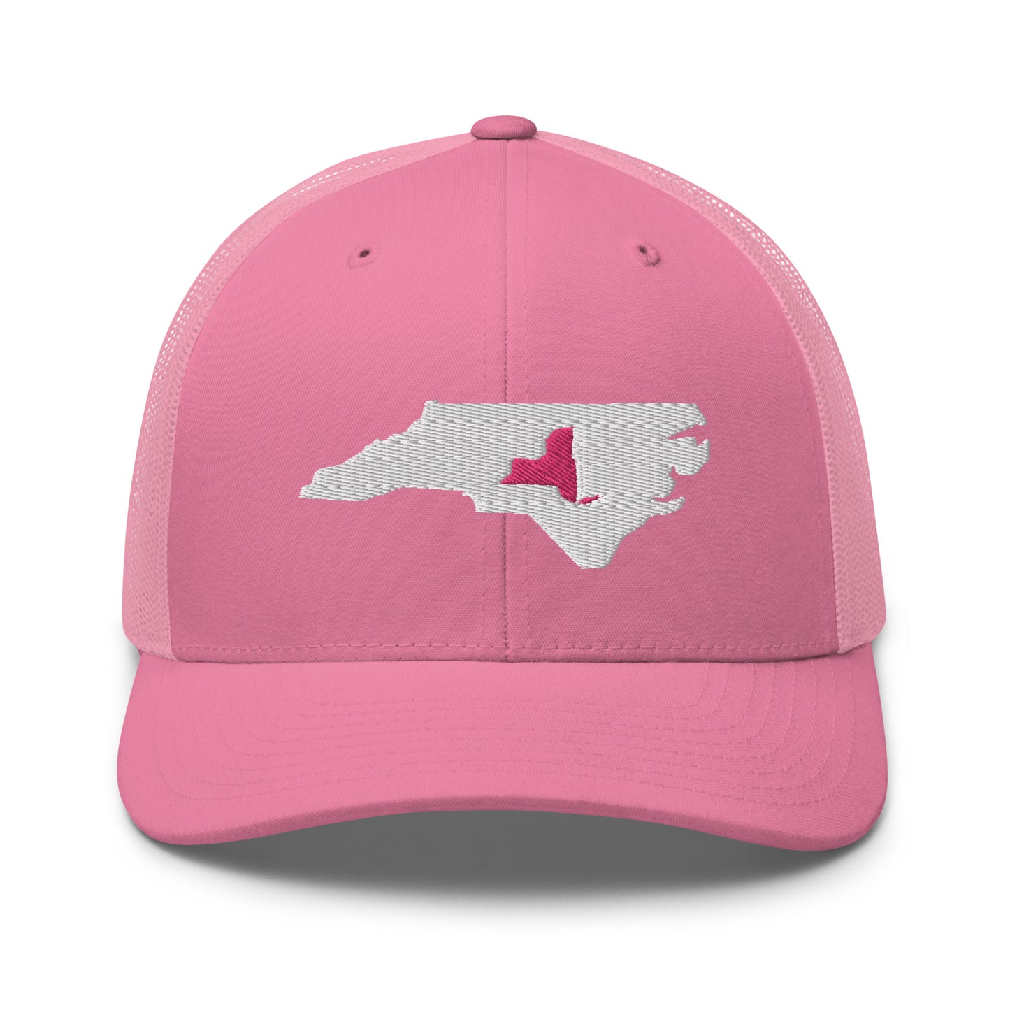 Women's Embroidered North Carolina Life with New York Roots Trucker Cap - The Southern Yankee