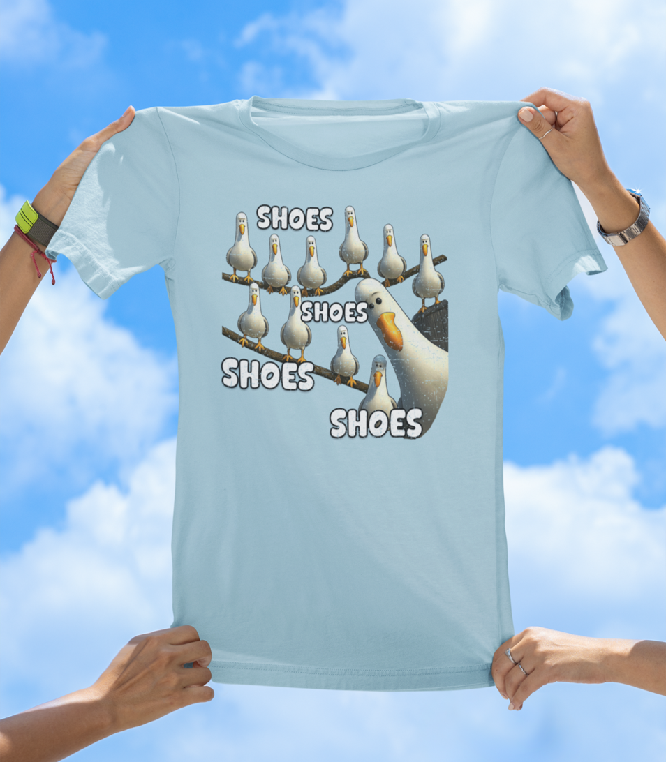 Seagulls See Shoes T-Shirt – SHOOOOES, MINE, MINE, MINE