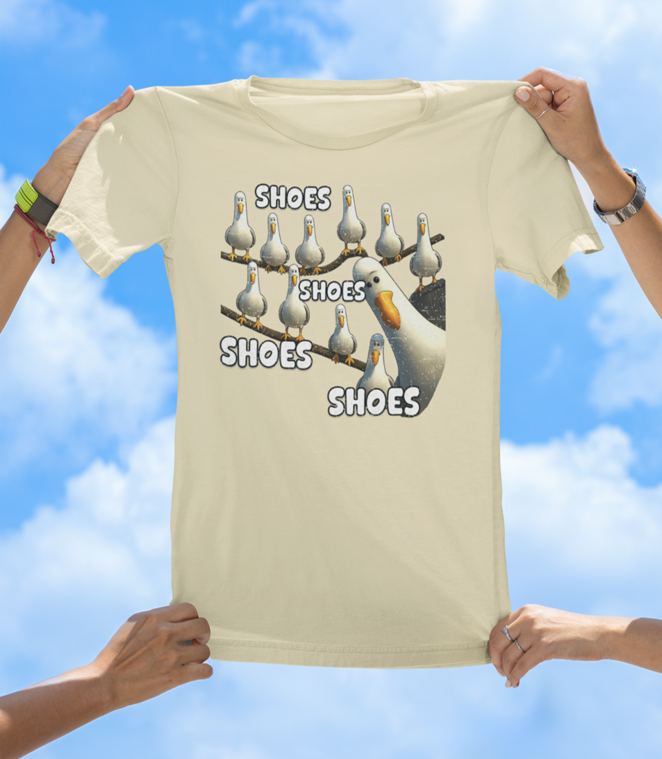 Seagulls See Shoes T-Shirt – SHOOOOES, MINE, MINE, MINE