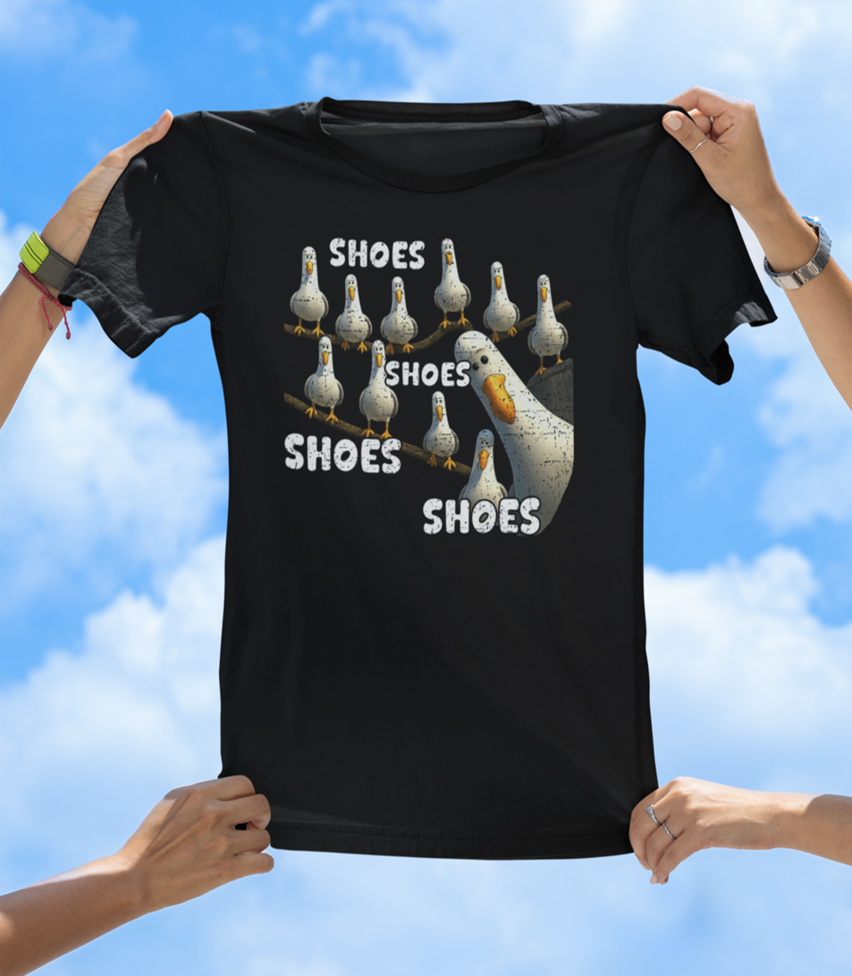 Seagulls See Shoes T-Shirt – SHOOOOES, MINE, MINE, MINE
