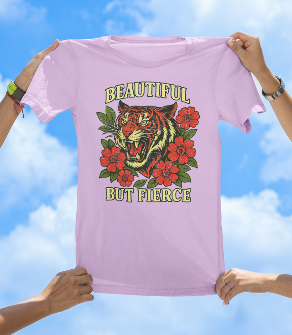 Beautiful But Fierce T-Shirt – Pretty with a Punch