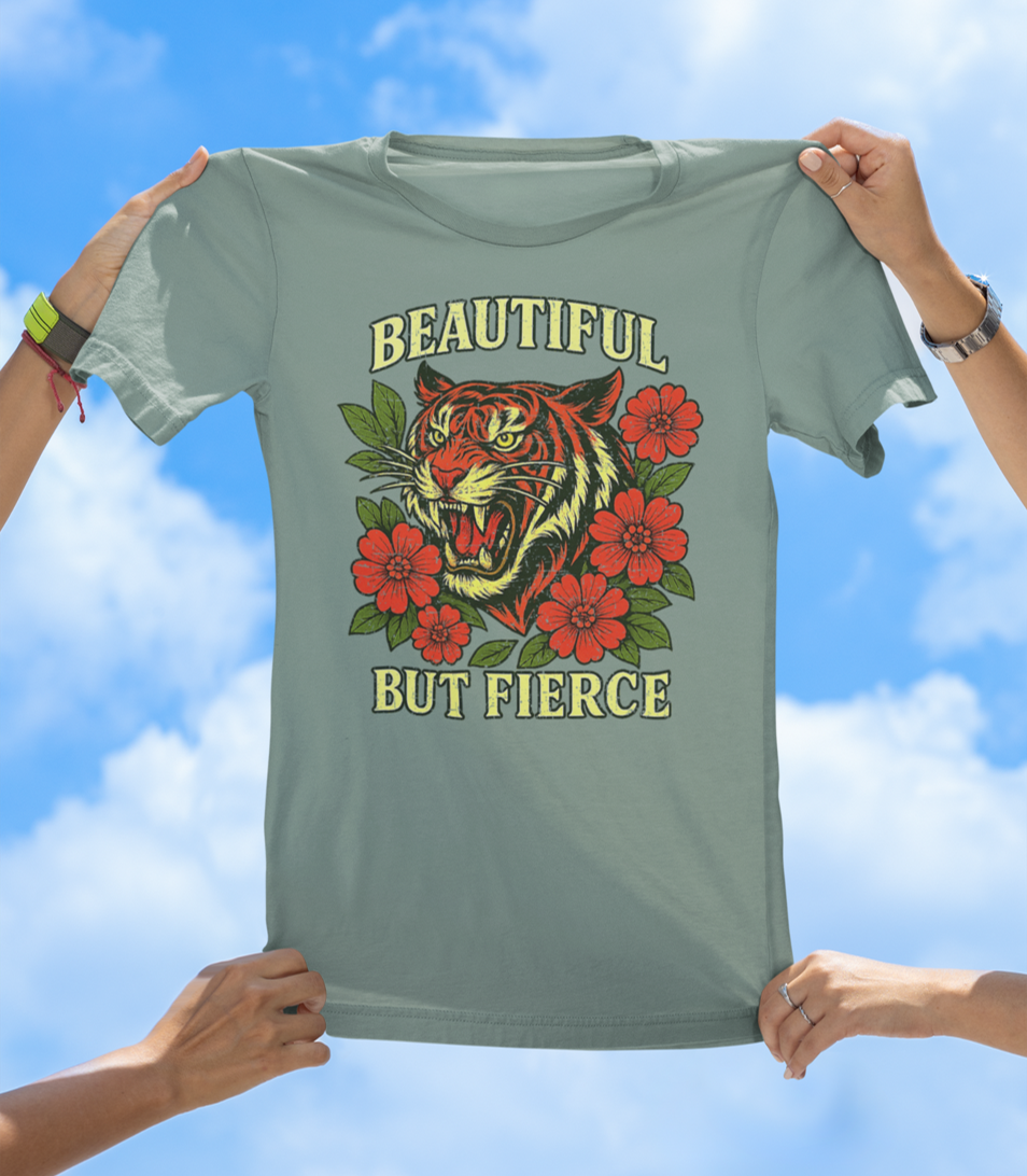Beautiful But Fierce T-Shirt – Pretty with a Punch