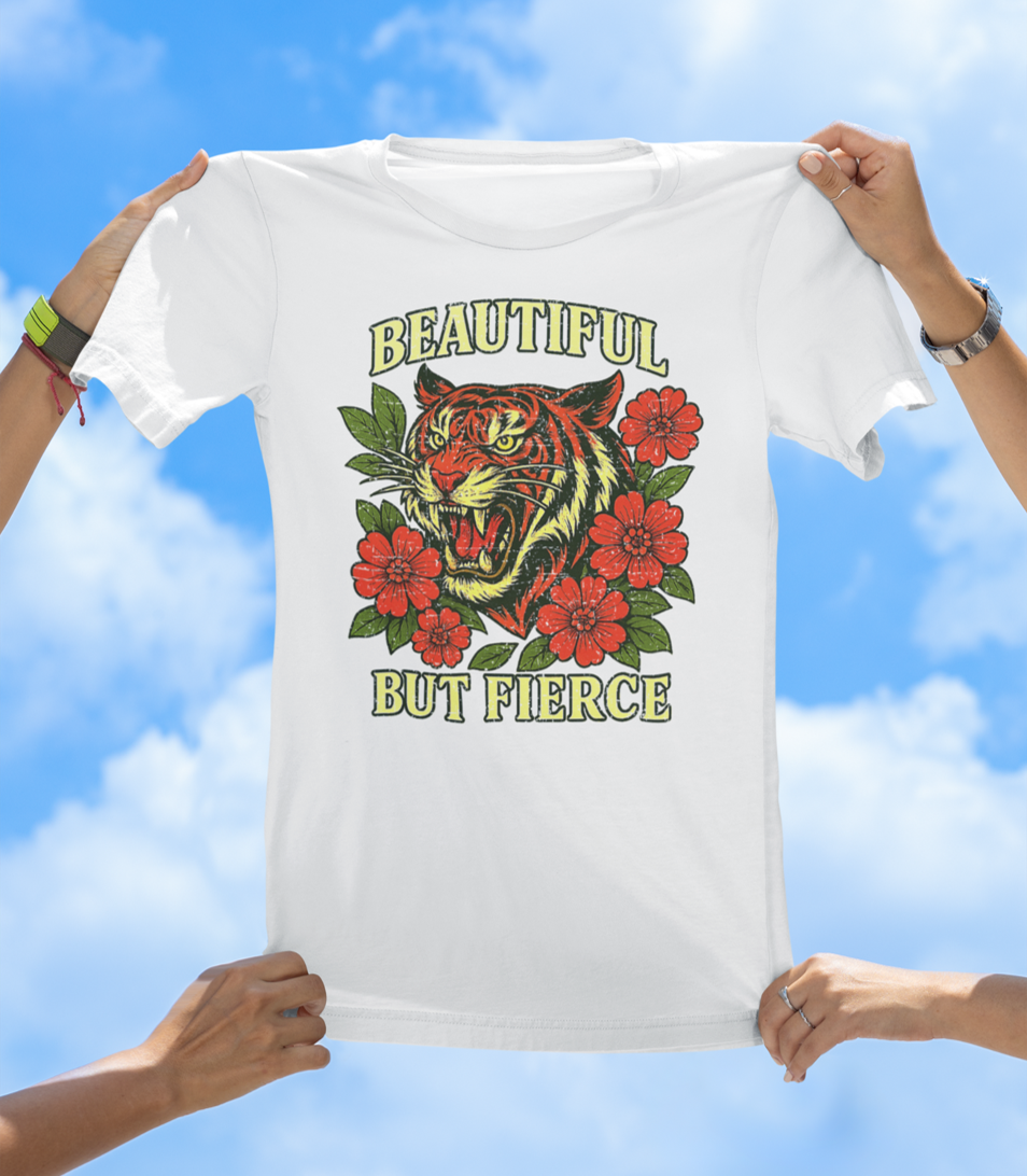 Beautiful But Fierce T-Shirt – Pretty with a Punch