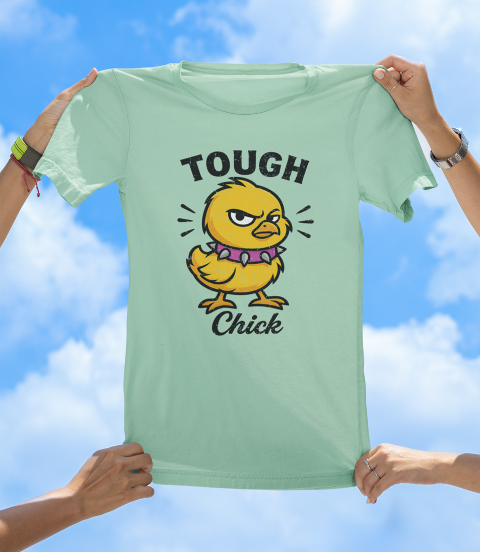Tough Chick Graphic T-Shirt | Sassy Cute Chick Graphic Tee