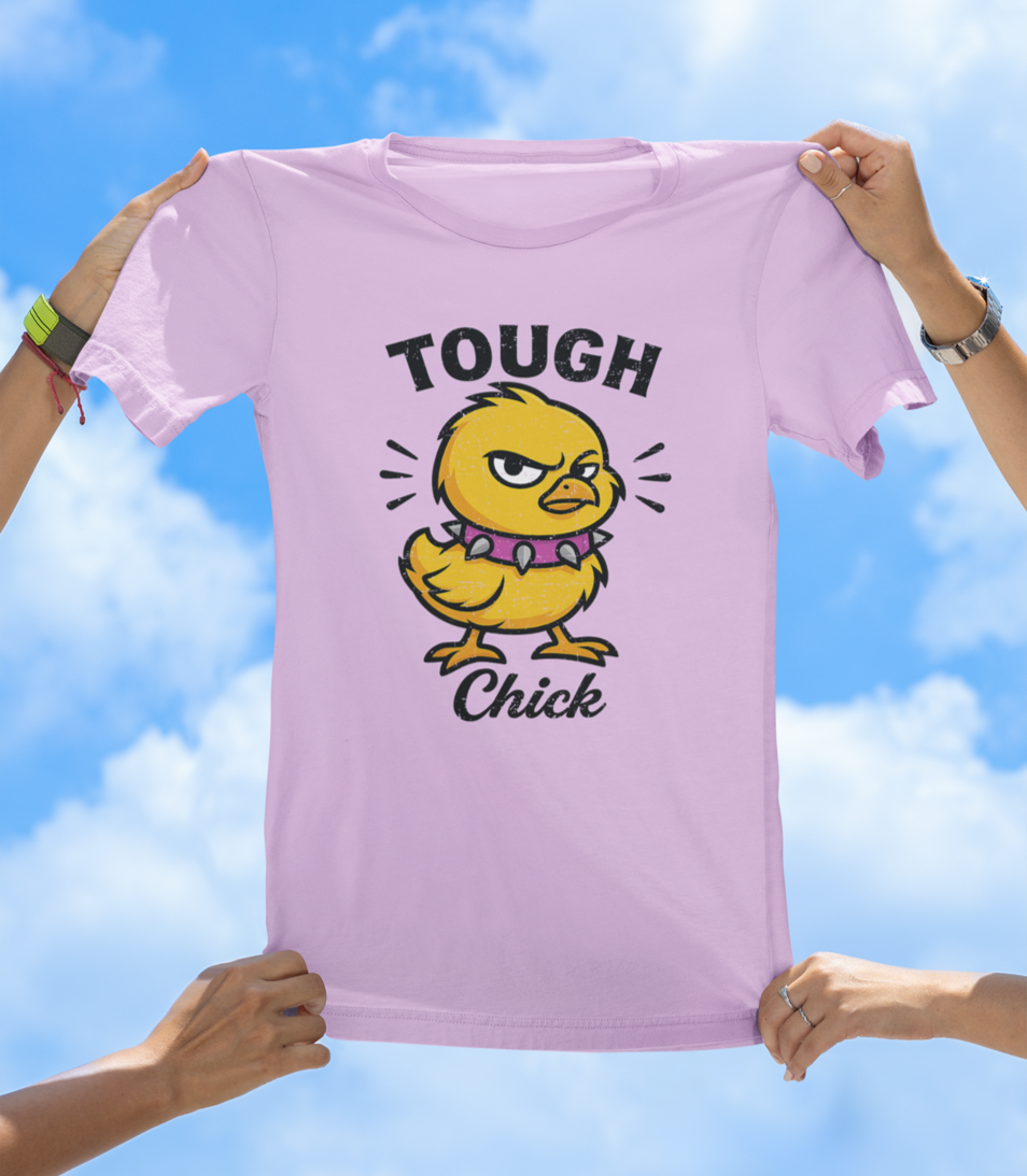 Tough Chick Graphic T-Shirt | Sassy Cute Chick Graphic Tee
