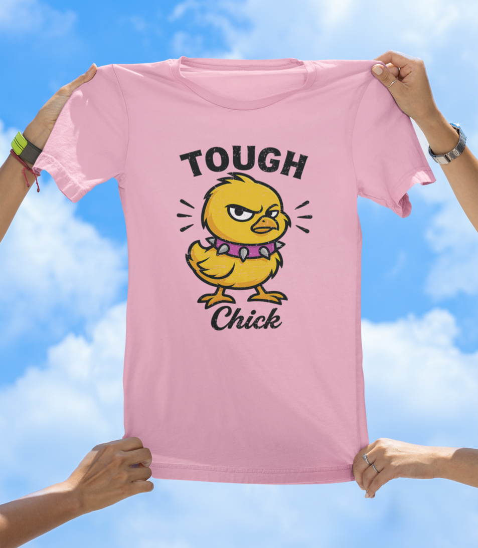 Tough Chick Graphic T-Shirt | Sassy Cute Chick Graphic Tee