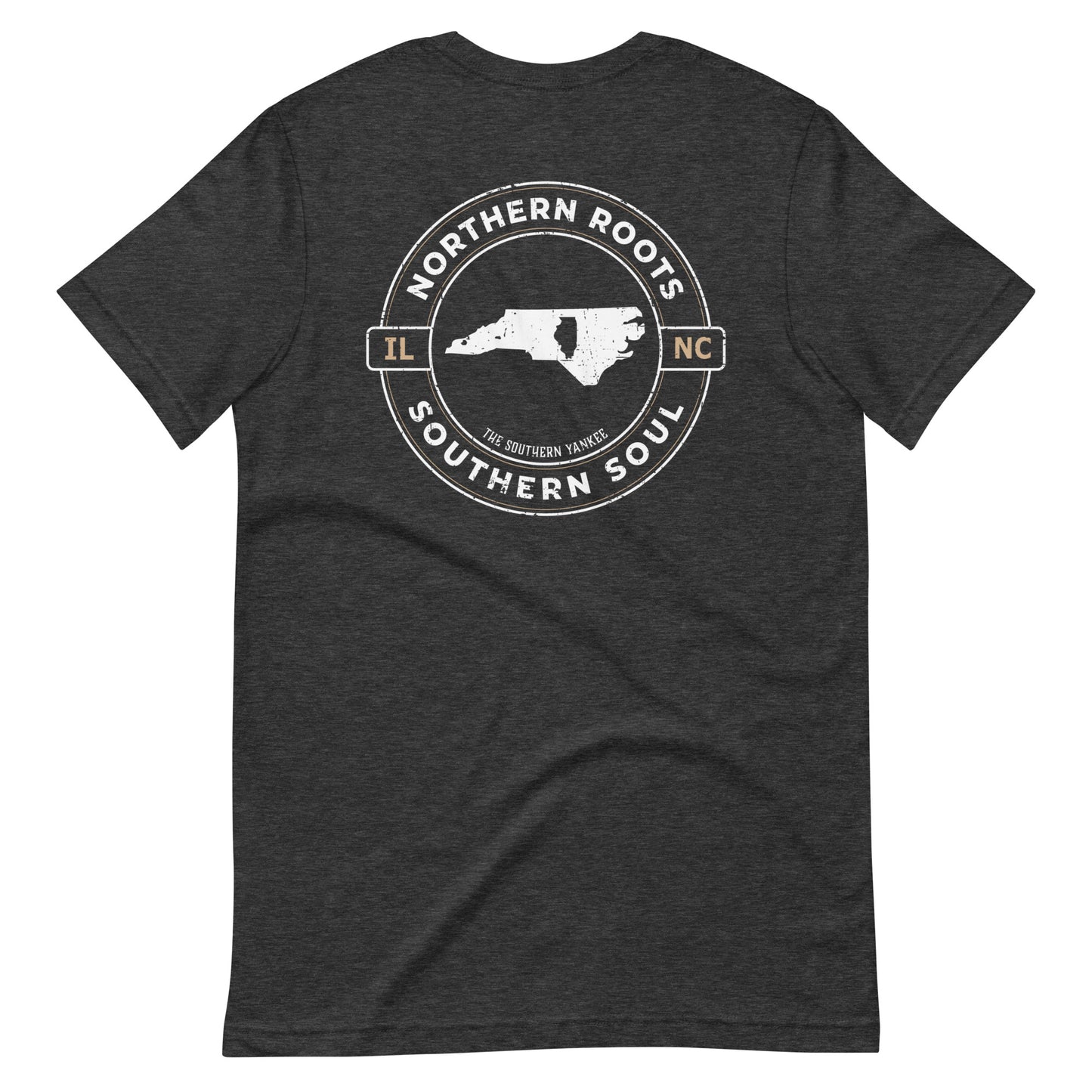 North Carolina with Illinois Roots Tee - The Southern Yankee