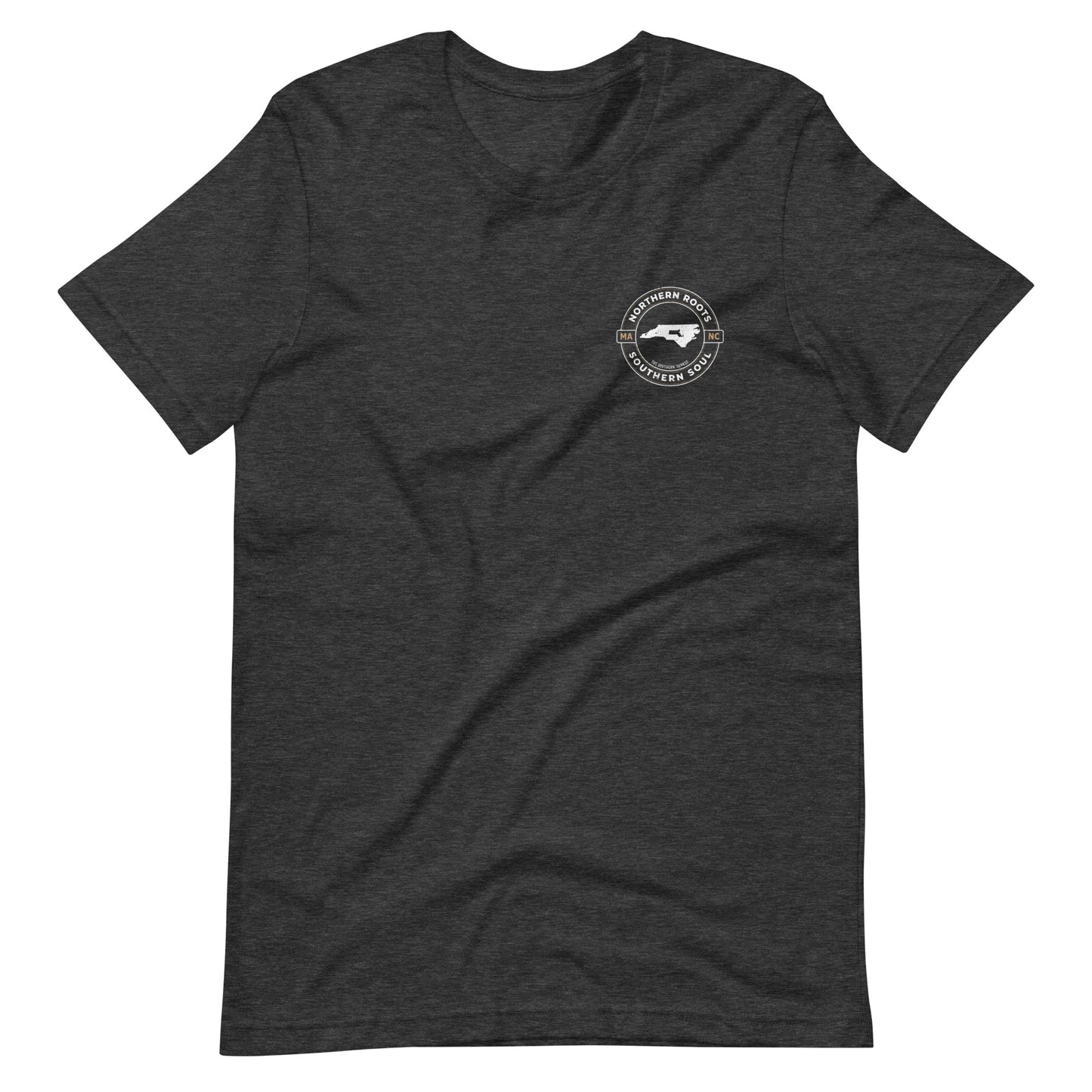 North Carolina with Massachusetts Roots Tee
