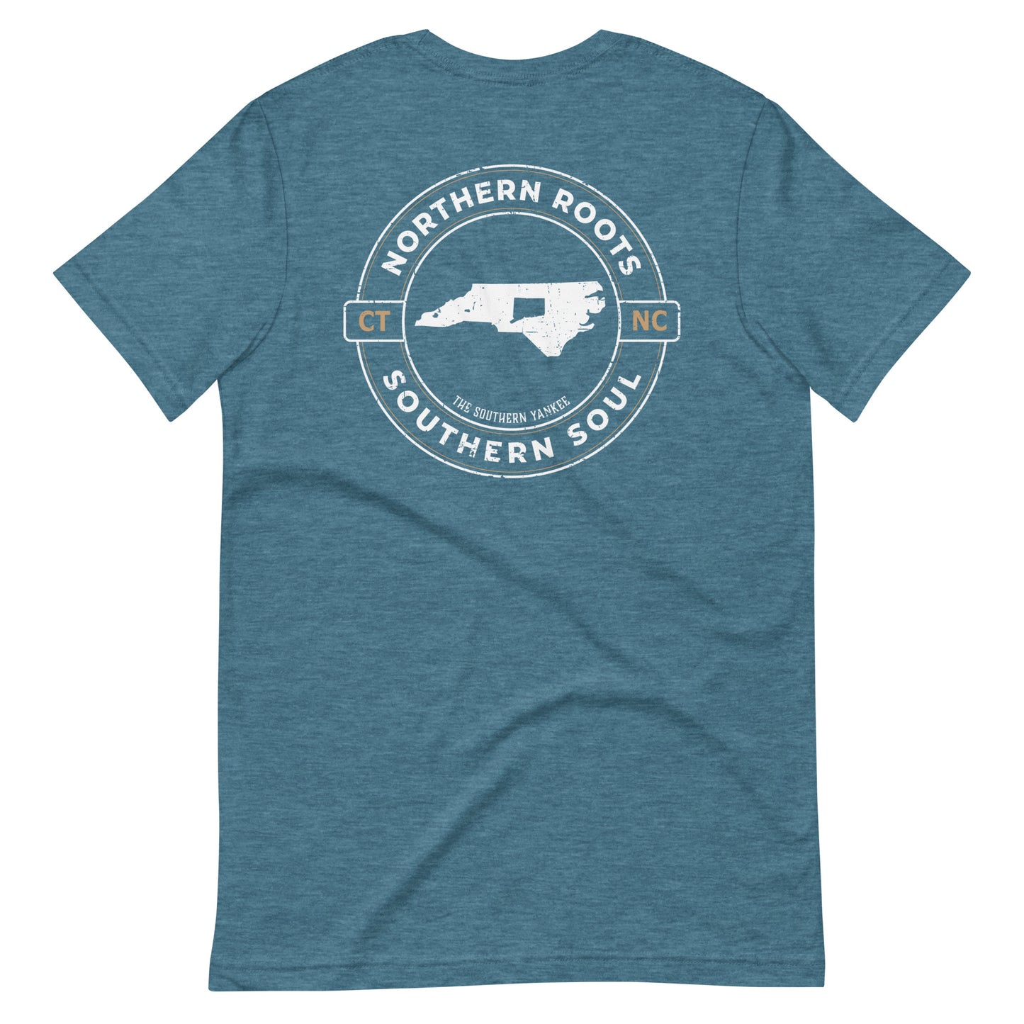 North Carolina with Connecticut Roots Tee - The Southern Yankee