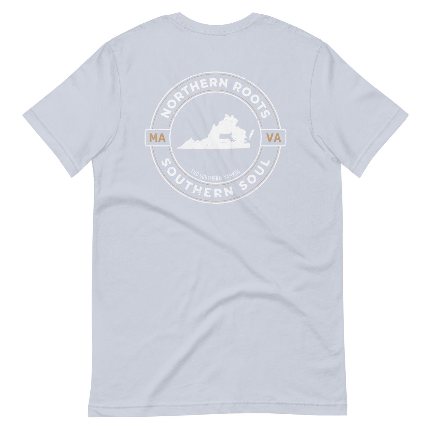 Virginia with Massachusetts Roots Tee - The Southern Yankee