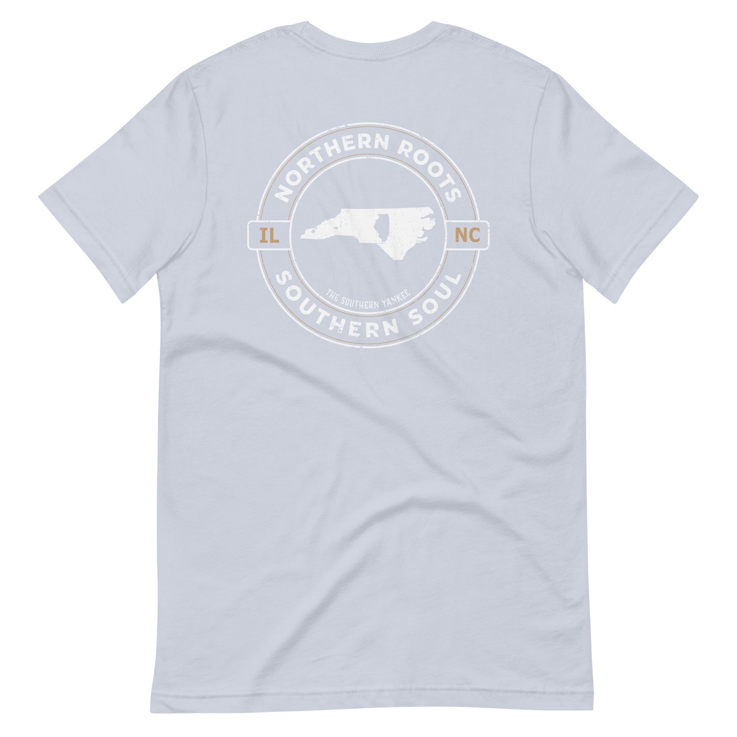 North Carolina with Illinois Roots Tee - The Southern Yankee