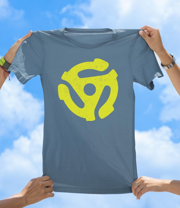 Vintage 45 RPM Adapter T-Shirt | Retro Music Lover Tee - The Southern Yankee