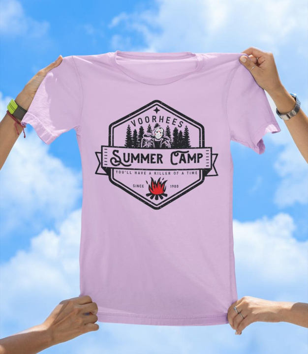 Voorhees Summer Camp T-Shirt | Killer Horror Parody Tee