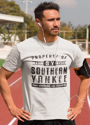 Property Of Tee Black Text - Southern Yankee