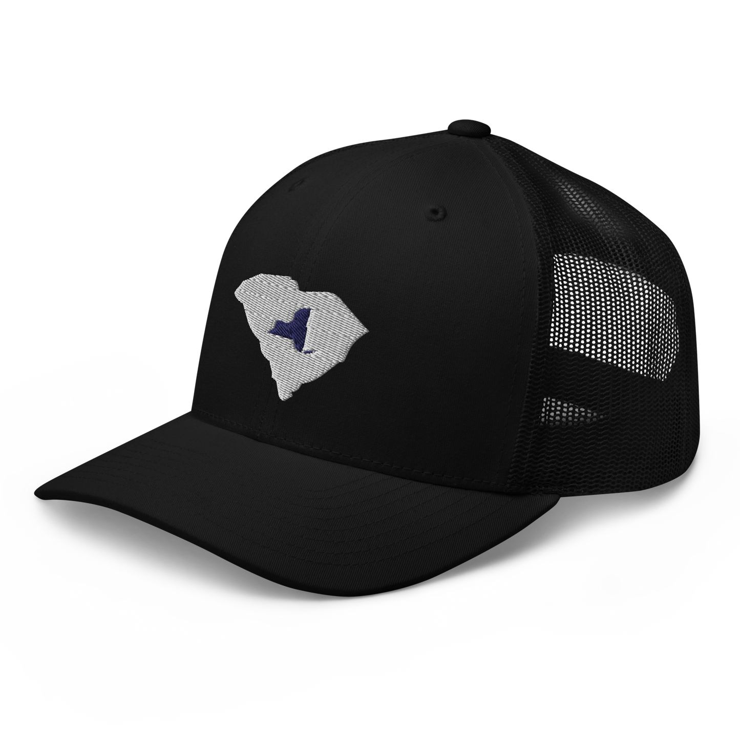 Embroidered South Carolina Life with New York Roots Trucker Cap - Southern Yankee