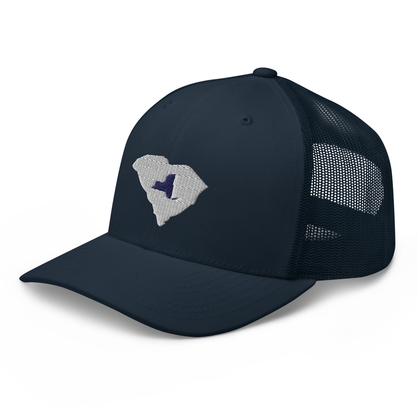 Embroidered South Carolina Life with New York Roots Trucker Cap - Southern Yankee