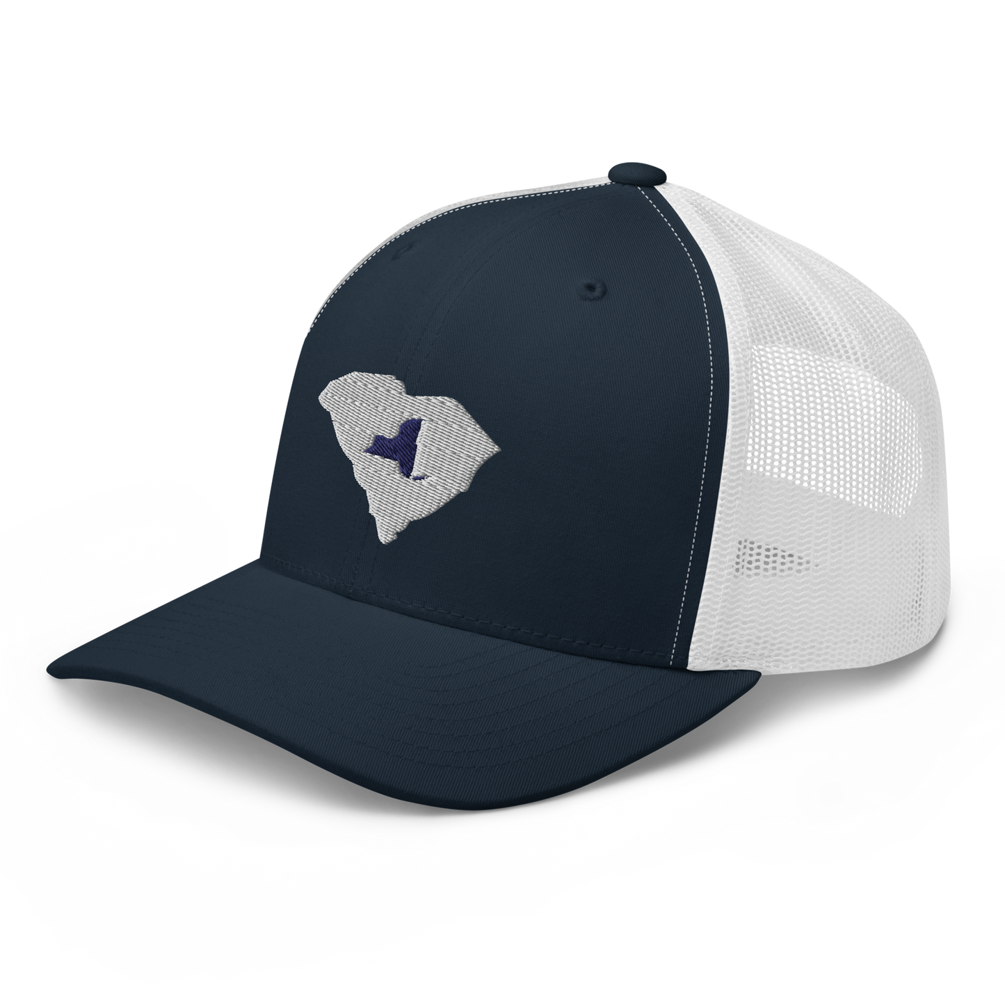 Embroidered South Carolina Life with New York Roots Trucker Cap - Southern Yankee
