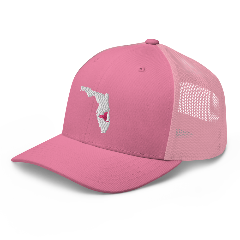 Women's Embroidered Florida Life with New York Roots Trucker Cap - Southern Yankee