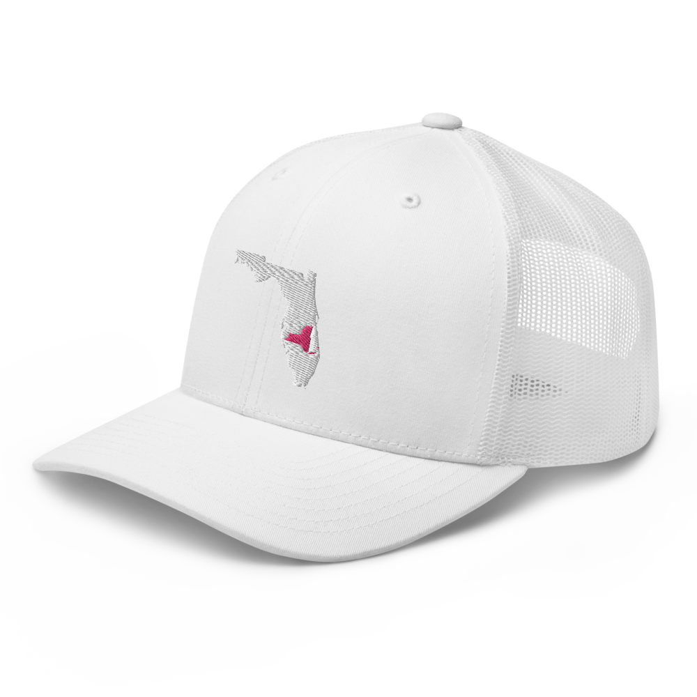 Women's Embroidered Florida Life with New York Roots Trucker Cap - Southern Yankee