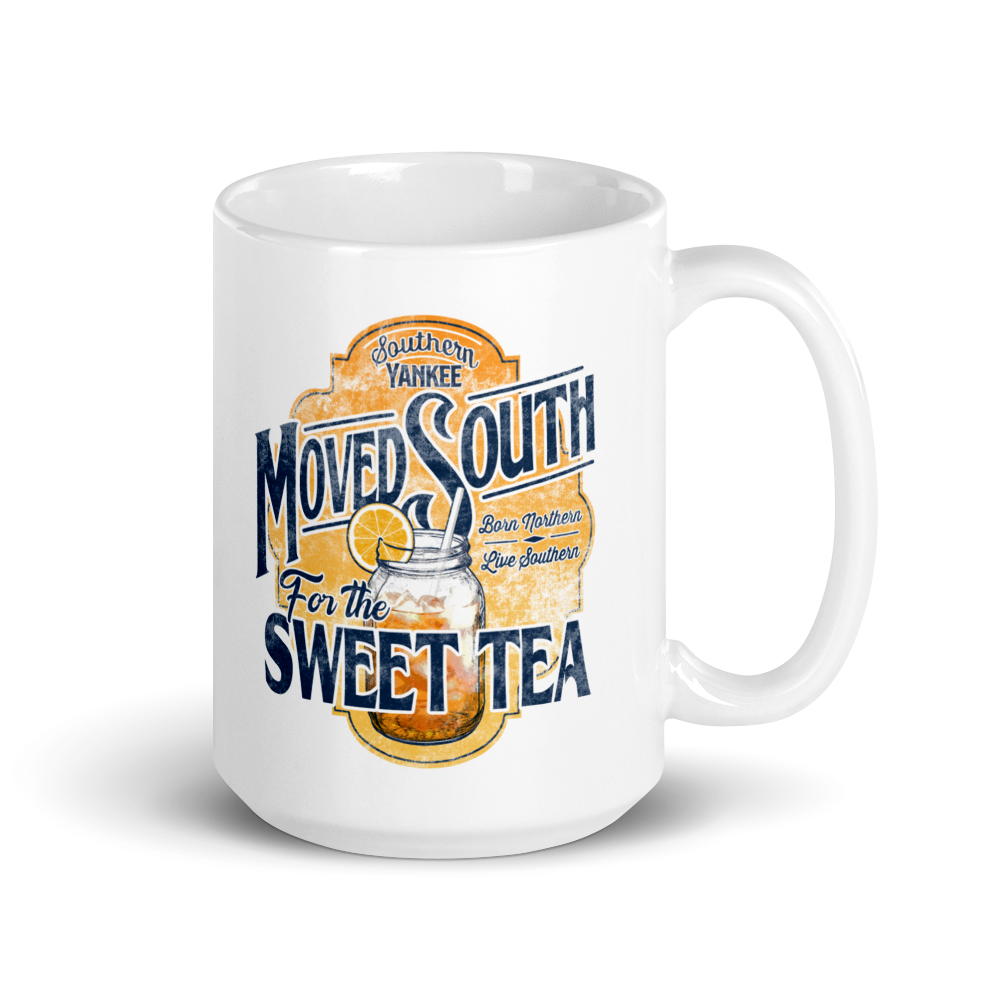 Southern Yankee Moved South Mug Large 15oz - Southern Yankee