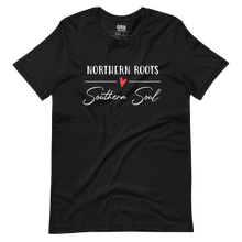 Load image into Gallery viewer, Northern Roots Southern Soul Heart Tee - Southern Yankee