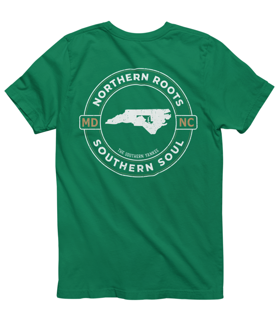 North Carolina with Maryland Roots Tee - The Southern Yankee