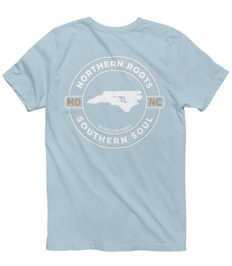 North Carolina with Maryland Roots Tee - The Southern Yankee