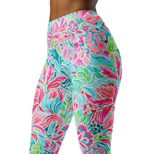 Load image into Gallery viewer, Floral Yoga Leggings