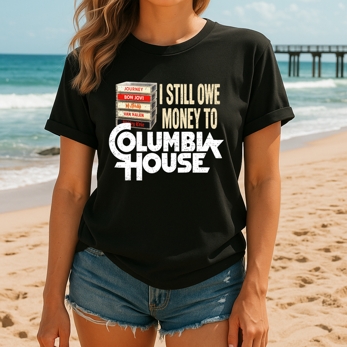 I Still Owe Money to Columbia House T-shirt | Funny Retro Music Tee - The Southern Yankee