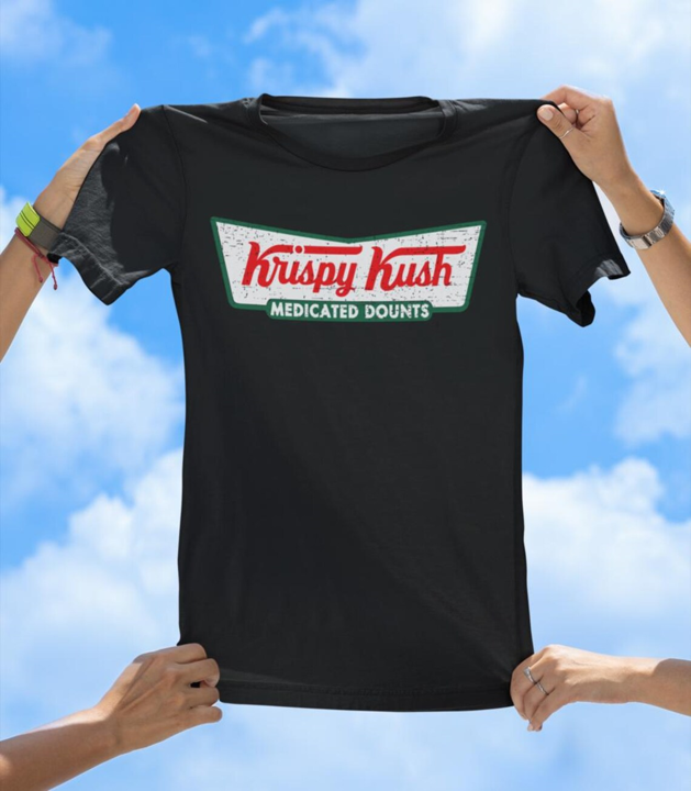 Krispy Kush T-Shirt | Funny Cannabis and Donut Lover Graphic Tee
